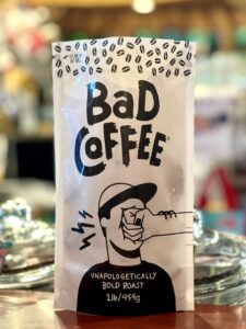 Bad coffee bag with the new look