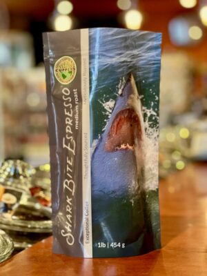 Shark Bite Espresso coffee bag with the new look