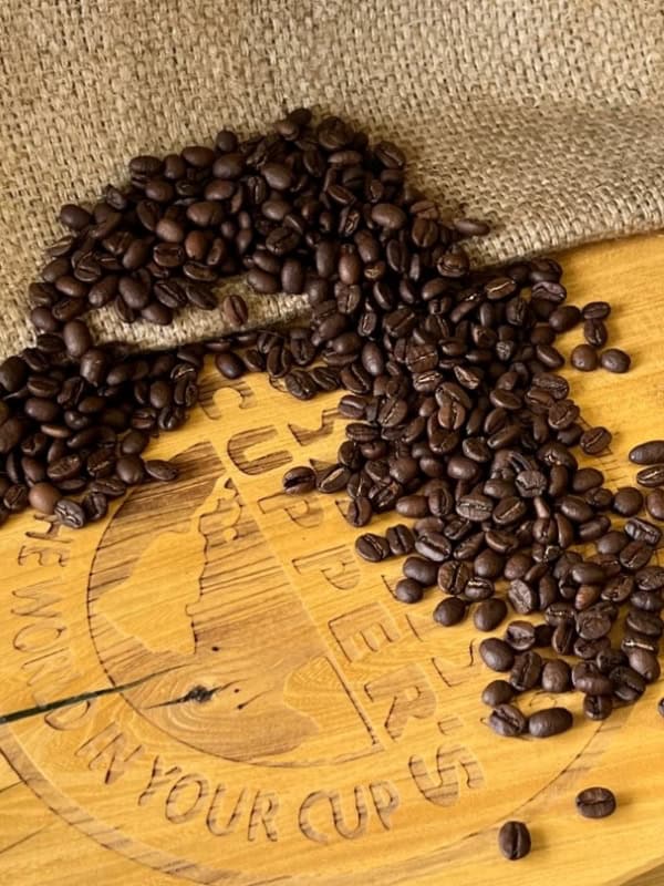 JavaZombie Medium Roast Coffee Beans on Cupper's Logo