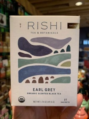 Rishi Earl Grey Black Tea Bags at Cupper's Coffee & Tea