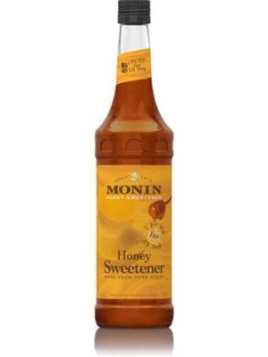 Monin Honey Sweetener in 1 litre plastic bottle