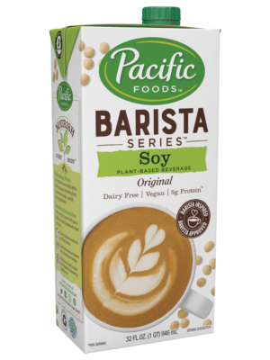 Pacific Barista Soy Milk alternate dairy free carton