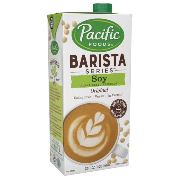 Pacific Barista Soy Milk alternate dairy free carton