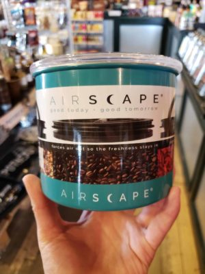 Airscape Metal Canister 4 inches in Turquoise