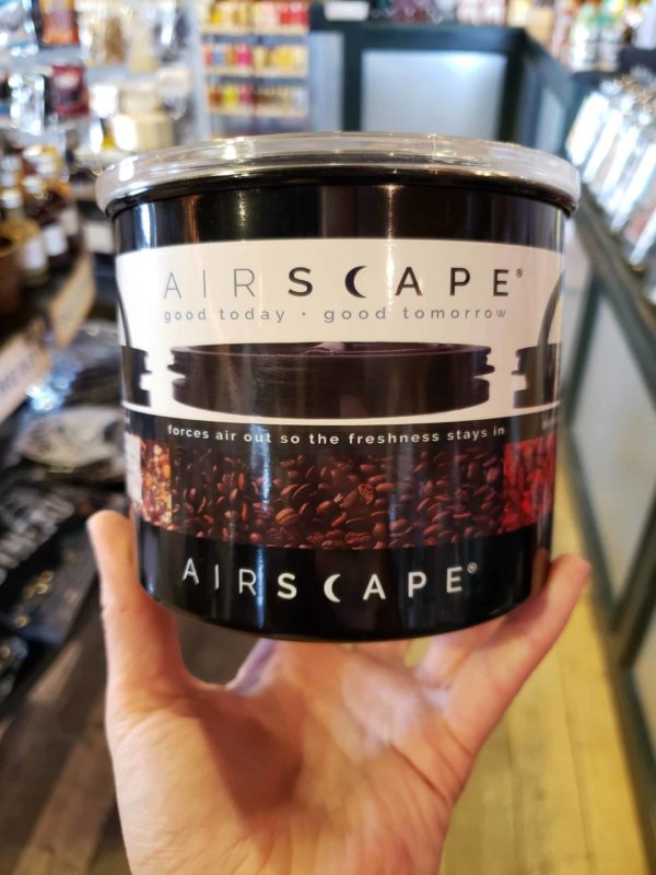 Airscape Metal Canister 4 inches in Obsidian Black