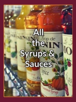 Monin Syrups & Sauces