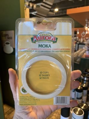 Bialetti Moka Stovetop Espresso Gaskets, 12 Cup