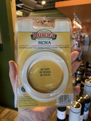 Bialetti Moka Stovetop Espresso Gaskets, 18 Cup