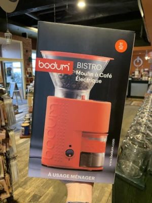 Bodum Bistro Coffee Grinder Red