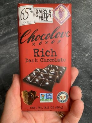 Chocolove bar of Rich 55% Dark Chocolate