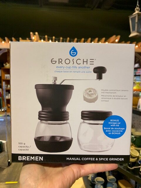 Grosche Bremen Coffee Grinder Black hand grinder