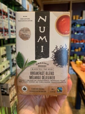 Numi Breakfast blend black Tea box