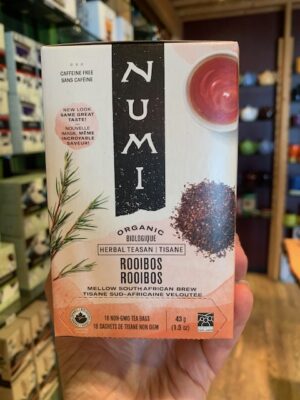 Numi Rooibos Tea box