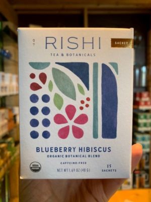 Rishi Blueberry Hibiscus Herbal Tea Bags