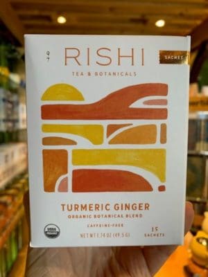 Rishi Turmeric Ginger Herbal Tea Bags