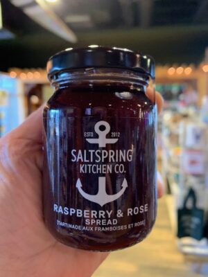 Saltspring Kitchen Raspberry Rose Preserves Jam Jar