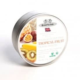 simpkind tropical fruit travel sweets tin