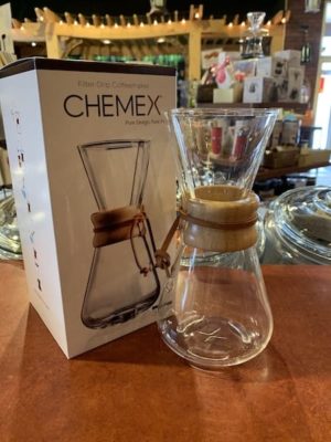 Chemex 3 Cup Wood Collared Coffee Pour-Over