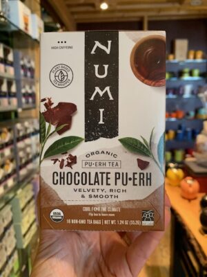 Numi Chocolate Pu-erh Tea box