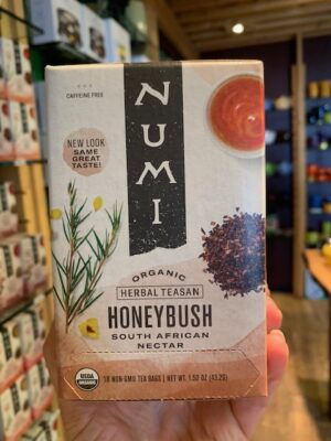 Numi Honeybush Herbal Tea box