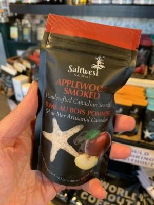 Saltwest Applewood Smoked Sea Salt Bag