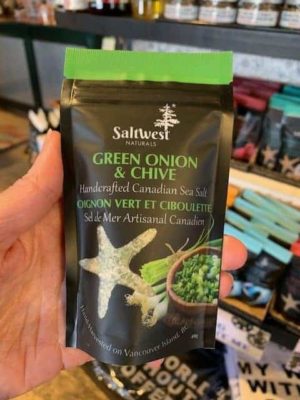 Saltwest Green Onion Chive Sea Salt Bag