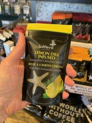 Saltwest Lemon Dill Infused Sea Salt Bags