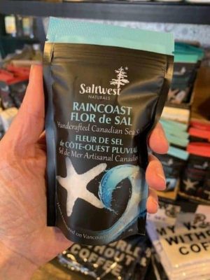 Saltwest Raincoast Flor de Sel Sea Salt Bag