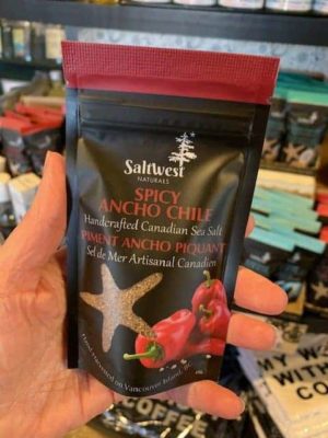 Saltwest Spicy Ancho Chili Sea Salt Bags