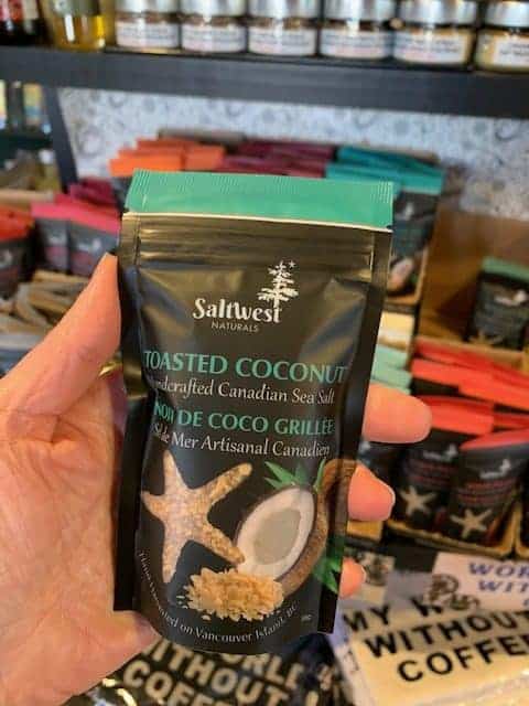 Saltwest Toasted Coconut Sea Salt bag