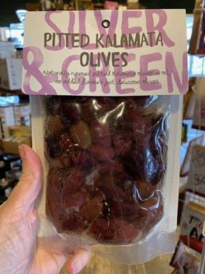 Silver & Green Pitted Kalamata Olives Pouch