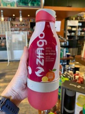 Zingo Sport Water Bottle Pink