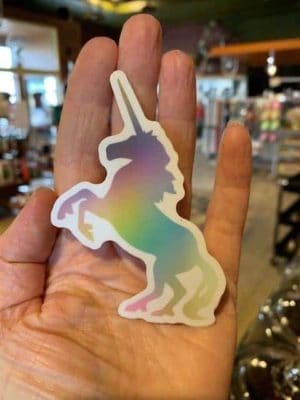 Vinyl Waterproof Sticker Decal Rainbow Unicorn
