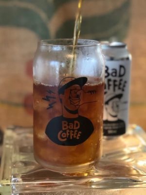 Bad Coffee Glass Can