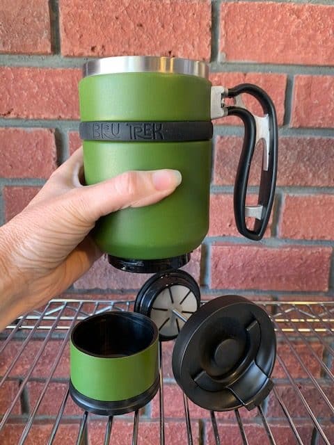 French Press Travel Mug - Green 