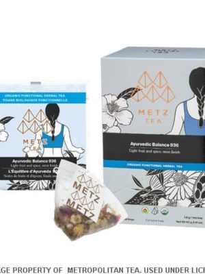 Metz Ayurvedic Balance Organic Tea Bags Box