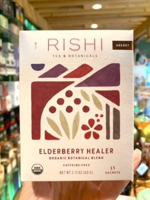 Rishi Elderberry Healer Herbal Tea Bags