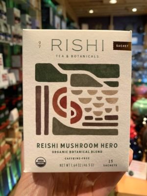 Rishi Reishi Mushroom Hero Ganoderma Lingzhi in Cupper’s Coffee & Tea