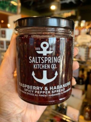 Saltspring Kitchen Raspberry Habanero Spicy Pepper Spread