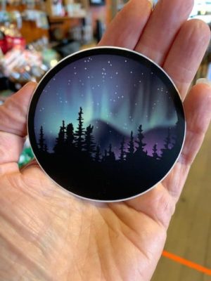 Vinyl Sticker Northern Lights