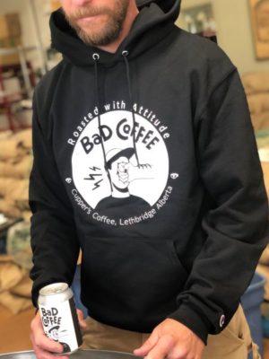 BAD coffee Hoodie by Champion Double Dry Eco Pullover