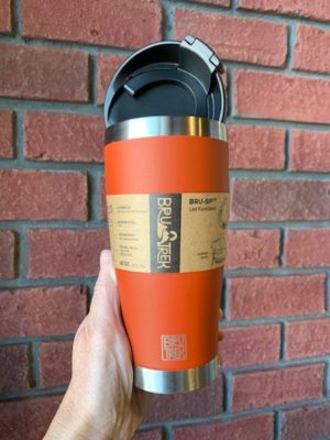 Planetary Design Bru-Trek Adventure Tumbler Travel Mug Red Rock Orange