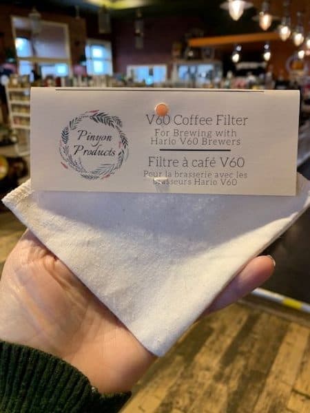 Pinyon Products Cloth Coffee Filters Hario V60