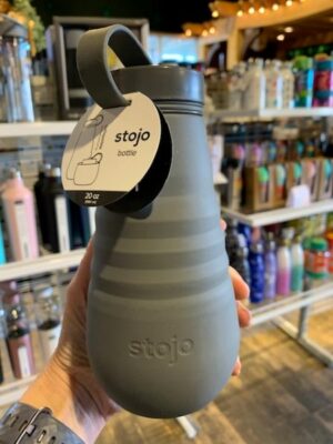 Stojo Collapsible Water Bottle 16oz Carbon