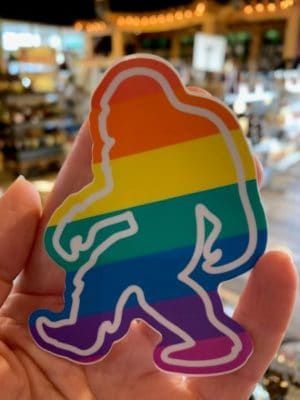 Vinyl Sticker Pride Saskquatch