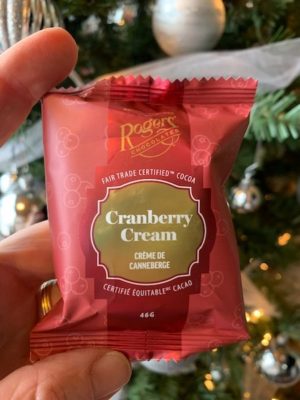 Roger's Chocolate's Victoria Cream - Cranberry