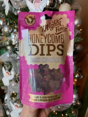 Mighty Fine Honeycomb Dips, Dark Chocolate