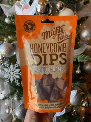 Mighty Fine Honeycomb Dips, Salted Caramel