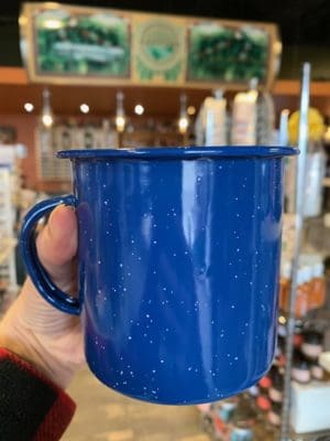 Enamel Blue Cup 18oz