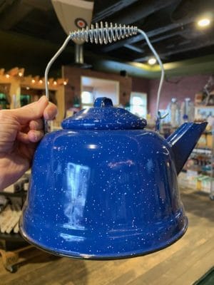 Enamel Blue Kettle